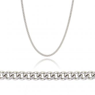 Γυναικεία Αλυσίδα από Λευκό Χρυσό 14 Καρατίων 005138