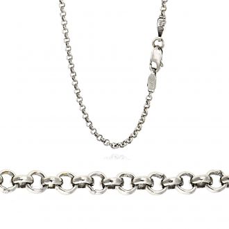 Αλυσίδα από Λευκό  Χρυσό 18 Καρατίων 005178