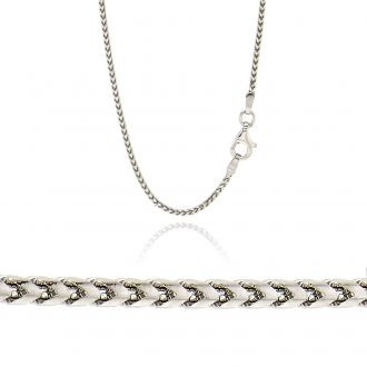 Αλυσίδα Λαιμού Λευκό Χρυσό 14 Καρατίων 007521
