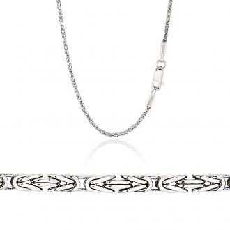 Αλυσίδα Λαιμού Λευκό Χρυσό 14 Καρατίων 008187