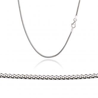 Αλυσίδα από Λευκό Χρυσό 14 Καρατίων 012957