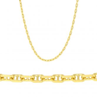 Αλυσίδα Κίτρινο Χρυσό 14 Καρατίων Κ14 019070