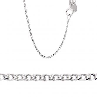 Αλυσίδα από Λευκό Χρυσό 14 Καρατίων 028575