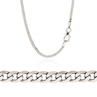 Γυναικεία Αλυσίδα από Λευκό Χρυσό 14 Καρατίων 034109