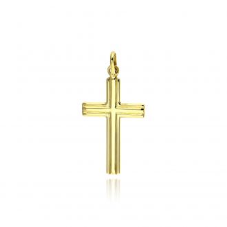 Σταυρός Βάπτισης για Αγόρι από Κίτρινο Χρυσό Κ14 037396
