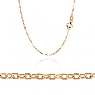 Αλυσίδα Λαιμού από Ροζ Χρυσό 14 Καρατίων 037433