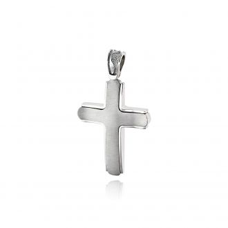 Σταυρός Βάπτισης Val'Oro για Αγόρι Σκέτος Λευκό Χρυσό Κ14 038159