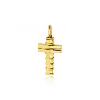 Σταυρός Βάπτισης για Αγόρι από Κίτρινο Χρυσό Κ14 038315