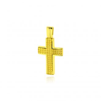 Σταυρός Βάπτισης για Αγόρια  από Κίτρινο Χρυσό Κ14 038357