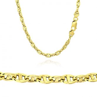 Αλυσίδα Λαιμού από Κίτρινο Χρυσό 14 Καρατίων 038752