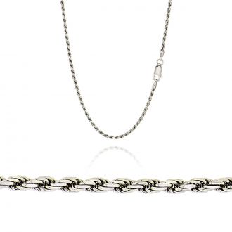 Αλυσίδα Λαιμού Κορδόνι από Ασήμι 925 039105