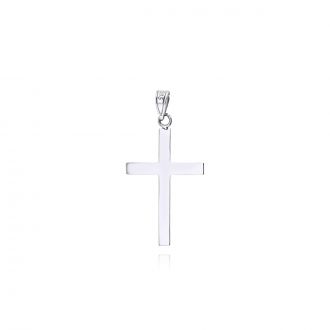 Σταυρός Βάπτισης για Αγόρι από Λευκό Χρυσό Κ14 039610