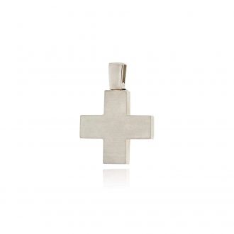 Σταυρός Βάπτισης για Αγόρι από Λευκό Χρυσό Κ14 041188