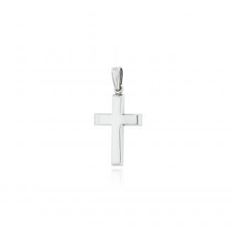 Σταυρός Βάπτισης για Αγόρι από Λευκό Χρυσό Κ14 042439
