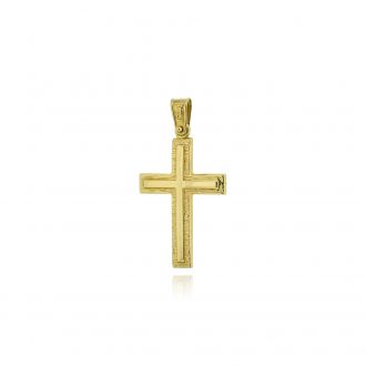 Σταυρός Βάπτισης για Αγόρι από Κίτρινο Χρυσό Κ14 042873