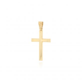 Σταυρός Βάπτισης για Αγόρι από Κίτρινο Χρυσό Κ14 043568