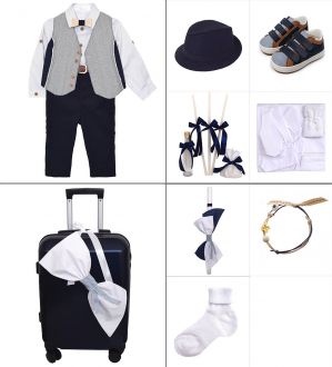 NstNastasia Βαπτιστικό Πακέτο Ολοκληρωμένο 9 τεμάχια 0707