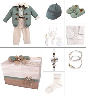 NstNastasia Βαπτιστικό Πακέτο Ολοκληρωμένο 9 τεμάχια 0726