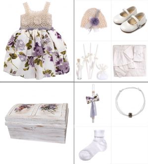 NstNastasia Βαπτιστικό Πακέτο Ολοκληρωμένο 9τεμάχια 0647