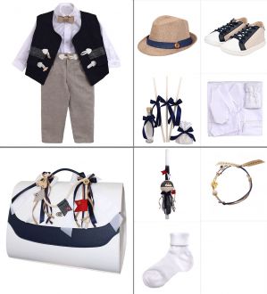 NstNastasia Βαπτιστικό Πακέτο Ολοκληρωμένο 9 τεμάχια 0699