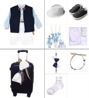 NstNastasia Βαπτιστικό Πακέτο Ολοκληρωμένο 9 τεμάχια 0689