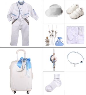 NstNastasia Βαπτιστικό Πακέτο Ολοκληρωμένο 9 τεμάχια 0691