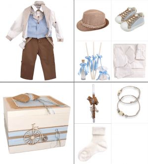 NstNastasia Βαπτιστικό Πακέτο Ολοκληρωμένο 9 τεμάχια 0694