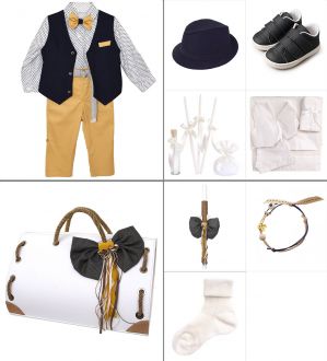 NstNastasia Βαπτιστικό Πακέτο Ολοκληρωμένο 9 τεμάχια 0711