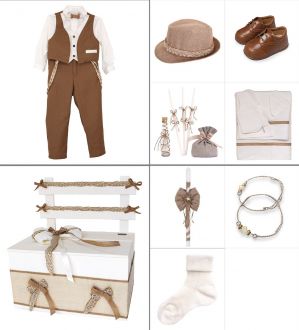 NstNastasia Βαπτιστικό Πακέτο Ολοκληρωμένο 9 τεμάχια 0682