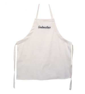 NstNastasia Ποδιά Νονάς Godmother Μπλε κεντημένα γράμματα 0590