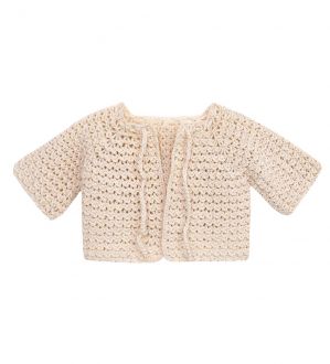 NstNastasia Βαπτιστικό μπολερό πλεκτό Princess Elvira of Castile 0210