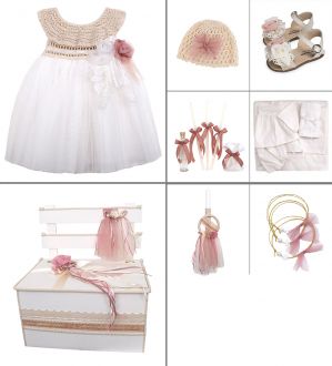 NstNastasia Βαπτιστικό Πακέτο Ολοκληρωμένο 8τεμάχια 0642