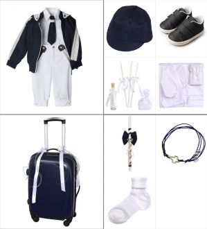 NstNastasia Βαπτιστικό Πακέτο Ολοκληρωμένο 9 τεμάχια 0607