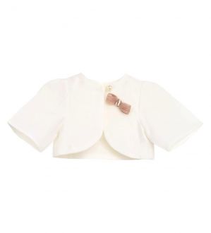 NstNastasia Βαπτιστικό μπολερό εκρού Princess of Joinville 0987