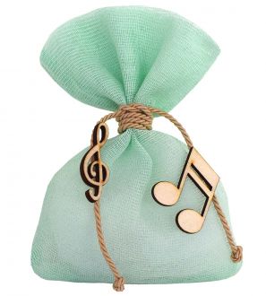 NstNastasia Μπομπονιέρες βάπτισης Πουγκί Νότες 2014