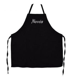 NstNastasia Ποδιά Νονού Μαύρη με λευκά κεντημένα γράμματα 4092