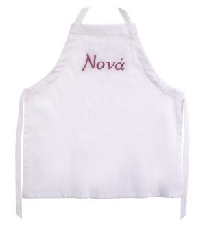 NstNastasia Ποδιά Νονάς Σάπιο Μήλο κεντημένα γράμματα 6047