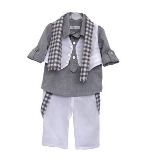 NstNastasia Βαπτιστικά Ρούχα Sir Harold Mario Mitchell Acton 5080