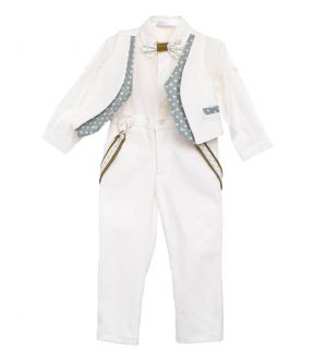 NstNastasia Βαπτιστικά Ρούχα James Keir Baxter 5302