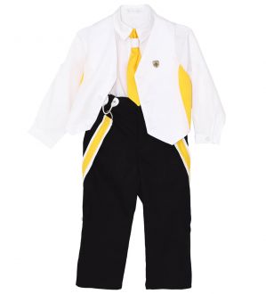 Βαπτιστικό Ρούχο Mr. Yellow Black 5376