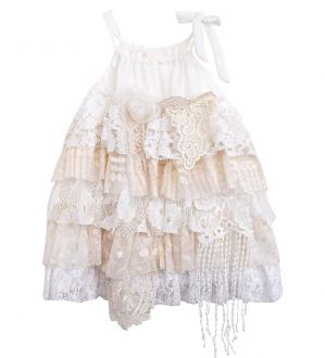 NstNastasia Βαπτιστικό Φόρεμα Rosalia de Castro 4326