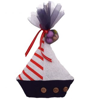 NstNastasia Μπομπονιέρες βάπτισης Υφασμάτινο Καραβάκι 1024