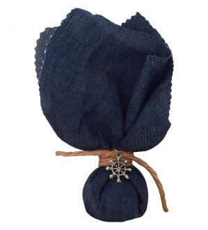 NstNastasia Μπομπονιέρες βάπτισης Πουγκί Τζιν 1035