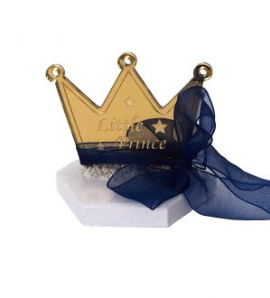 NstNastasia Μπομπονιέρες βάπτισης Κορώνα Πλεξιγκλάς 1093