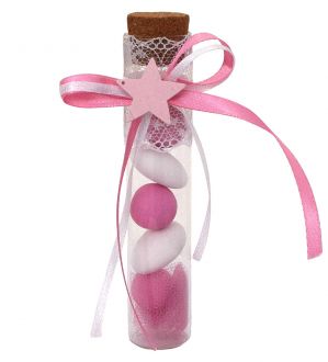 NstNastasia Μπομπονιέρες βάπτισης Γυάλινος σωλήνας 1106