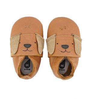 Bobux Βρεφικά Παντοφλάκια Αγκαλιάς για Αγόρι Μόκα