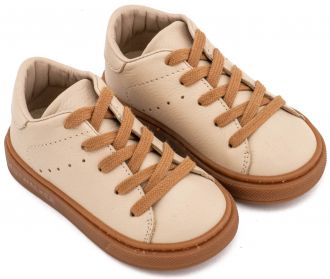 Babywalker Βαπτιστικά Δετό Δερμάτινο Sneaker BW 4312 Μπεζ