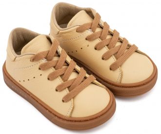 Babywalker Βαπτιστικά Δετό Δερμάτινο Sneaker BW 4312 Καλαμποκί