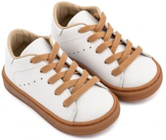 Babywalker Βαπτιστικά Δετό Δερμάτινο Sneaker BW 4312 Λευκό