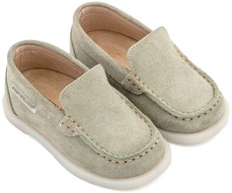 Babywalker Βαπτιστικά Καστόρινο Loafer BW 4313 Μέντα